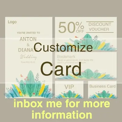 Picture of 50pcs Thank You Label Business Card Various Design