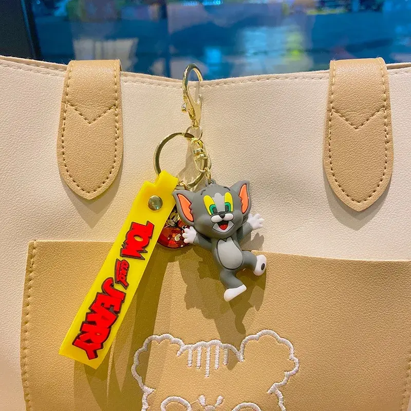 Picture of Tom Cute Anime Cartoon Pendant Doll Bag Car KeyChain Pendant