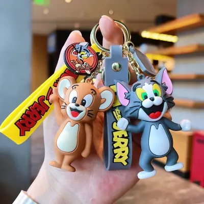 Picture of Tom Cute Anime Cartoon Pendant Doll Bag Car KeyChain Pendant