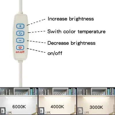 Picture of 5V USB LED Desk Lamp Hand Switch Table Lamp Children Study Room LED Under Cabinet Kitchen Lights