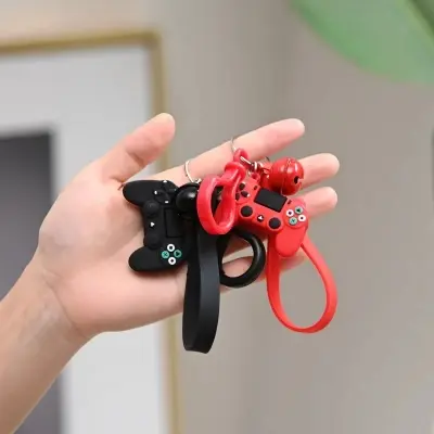 Picture of Creative Video Game Handle Keychain Joystick Model Key Chain Ring