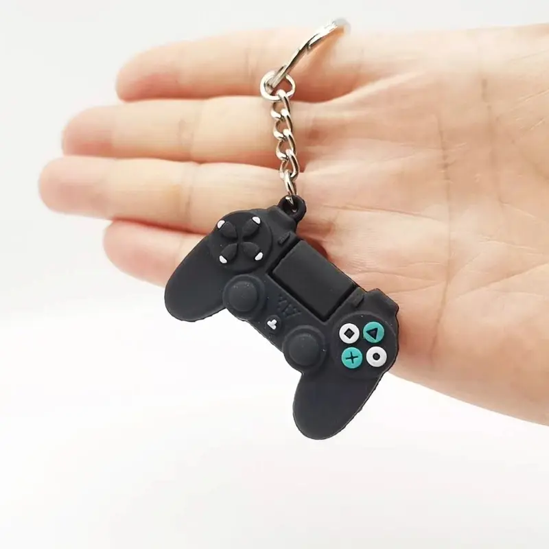 Picture of Creative Video Game Handle Keychain Joystick Model Key Chain Ring