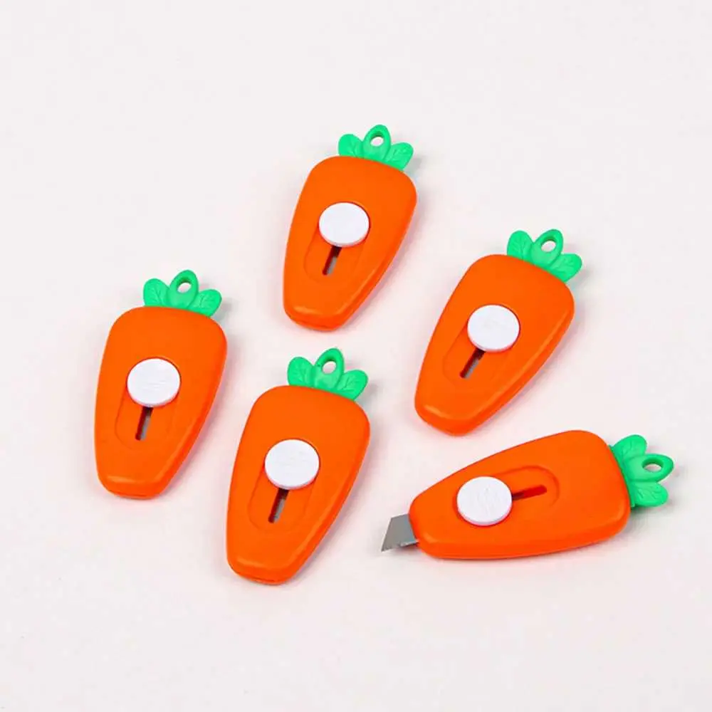 Picture of 1 Piece Mini Pocket Carrot Utility Knife Paper Cutter Craft Wrapping Stationery