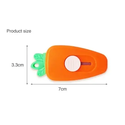 Picture of 1 Piece Mini Pocket Carrot Utility Knife Paper Cutter Craft Wrapping Stationery