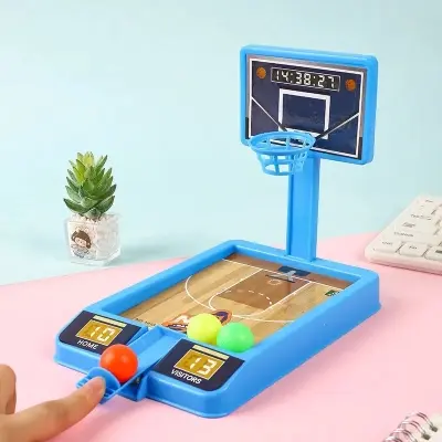 Picture of New Shooting Game Machine Mini Basketball Rack Shooting Machine Parent-child Interaction Children Indoor Leisure Educational Toy Multicolor
