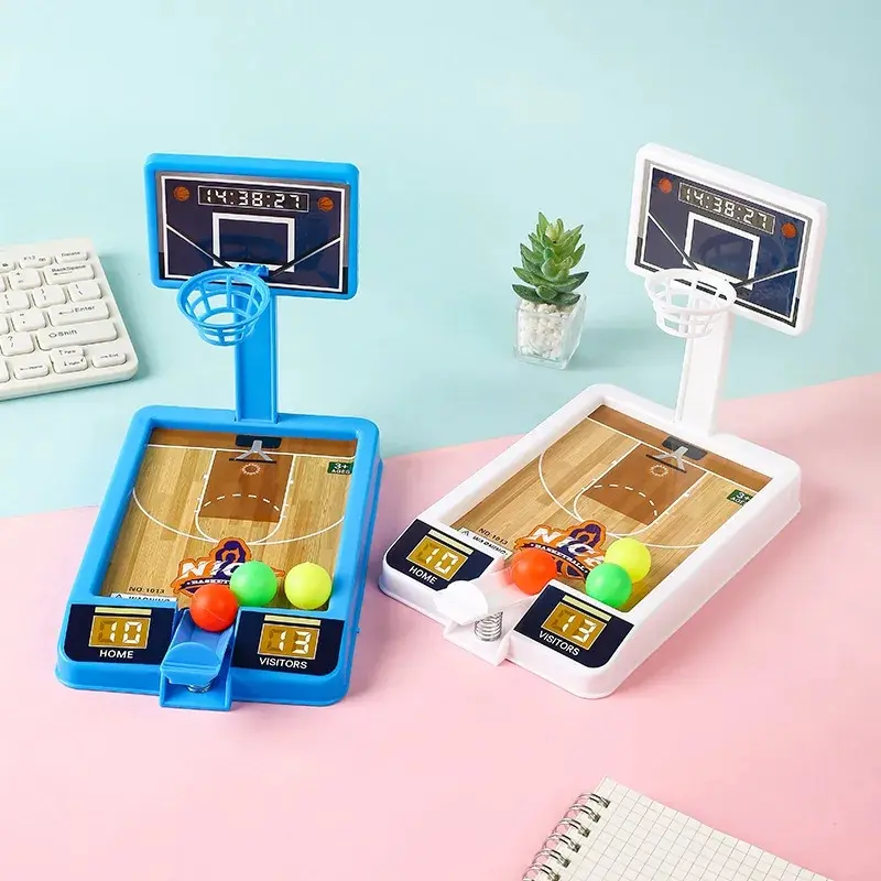 Picture of New Shooting Game Machine Mini Basketball Rack Shooting Machine Parent-child Interaction Children Indoor Leisure Educational Toy Multicolor