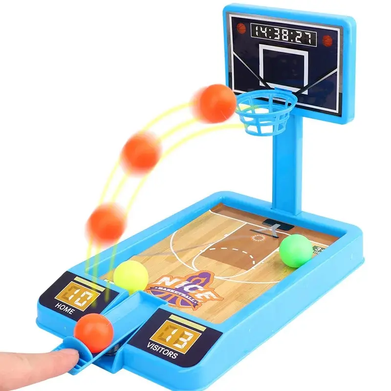 Picture of New Shooting Game Machine Mini Basketball Rack Shooting Machine Parent-child Interaction Children Indoor Leisure Educational Toy Multicolor