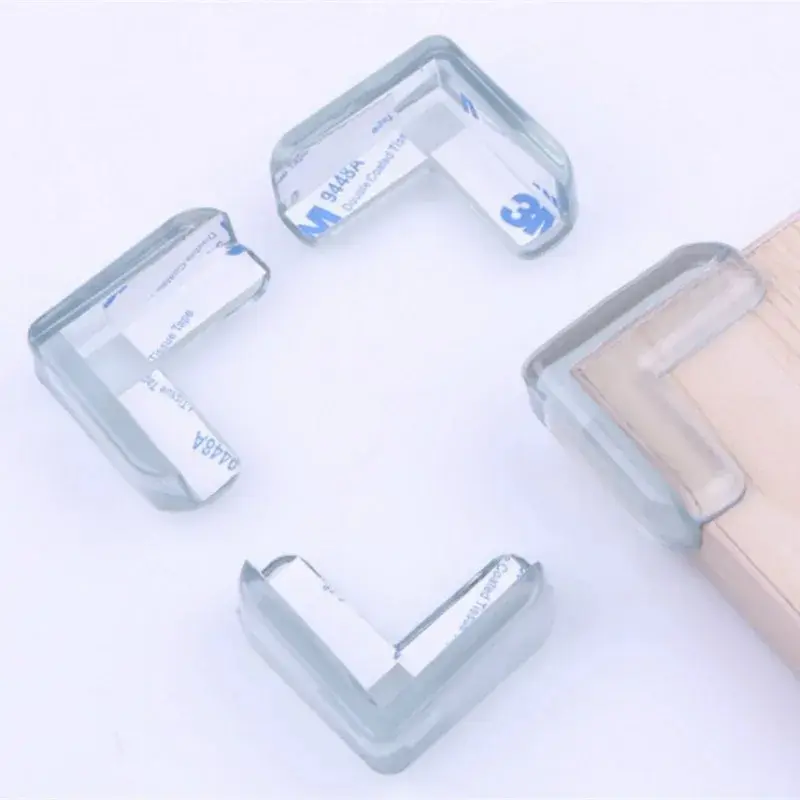 Picture of 4PCS Baby Safety Silicone Protector Table Corner Edge Protection Cover Electric Socket Protection Children Anticollision Guards