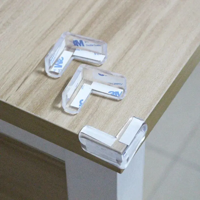 Picture of 4PCS Baby Safety Silicone Protector Table Corner Edge Protection Cover Electric Socket Protection Children Anticollision Guards