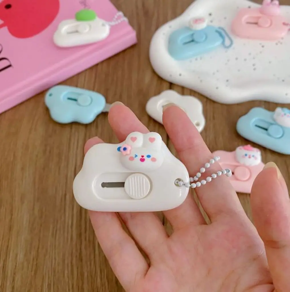 Picture of Cute Cloud Cartoon Mini Pocket Cutter School Craft