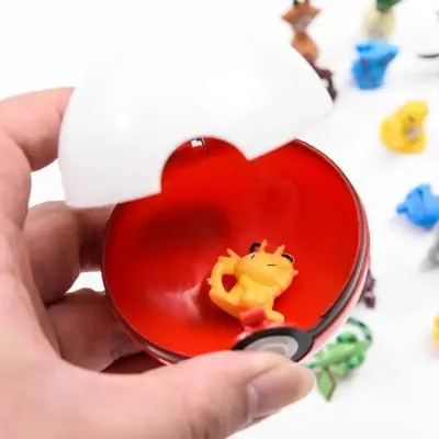 Picture of 1Pc Pokeball + 1pc Free Random Pokemon Figures Inside Anime Action & Toy Figures