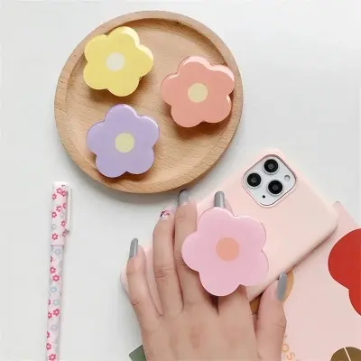 Picture of Colorful Flowers Phone Grip Holder Socket For Phone