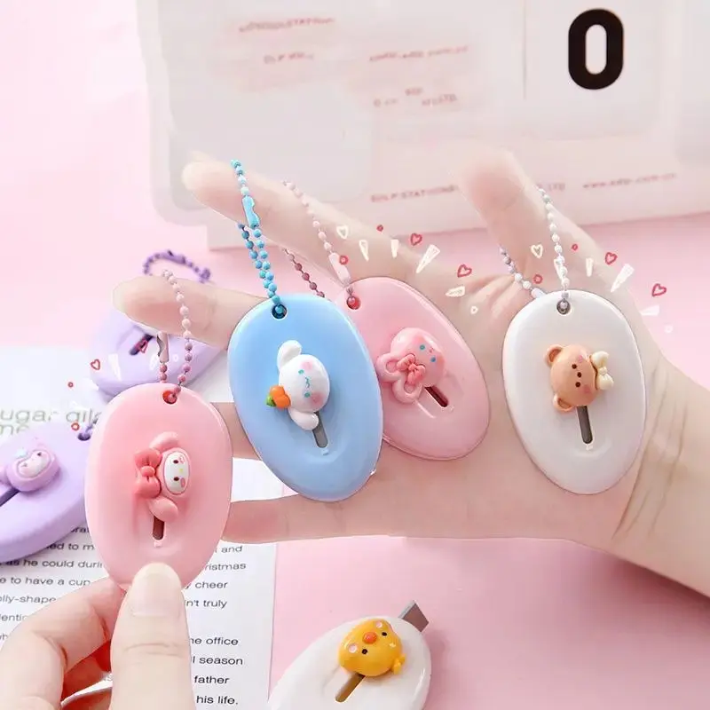 Picture of Cute Cartoon Mini Round Pocket Cutter School Craft