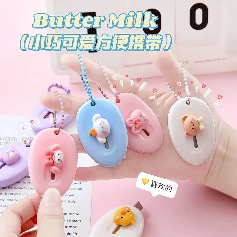 Picture of Cute Cartoon Mini Round Pocket Cutter School Craft