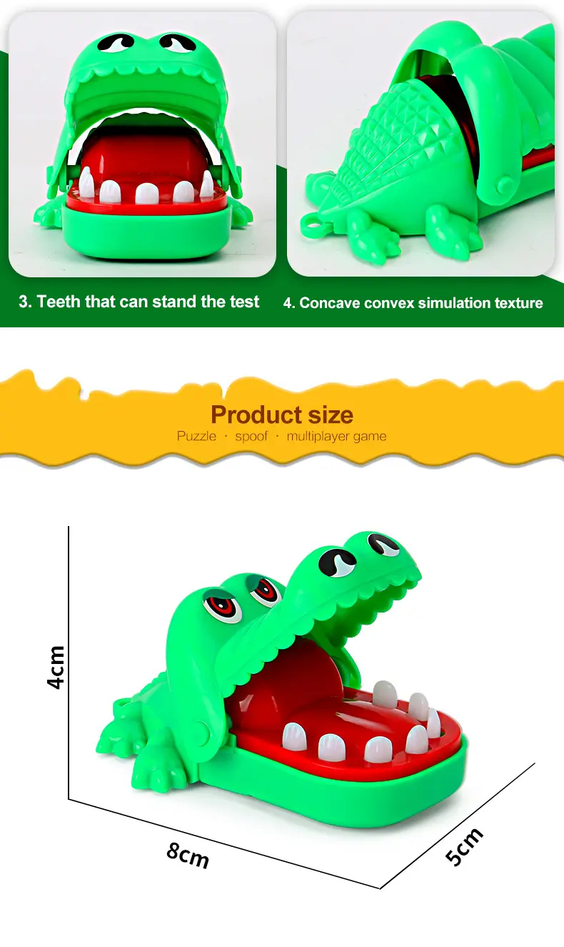 Picture of Hand Pulling Teeth Funny Crocodile Teeth Dentist Game Creative Tabletop Finger Game Entertaining Unique  Entertainment