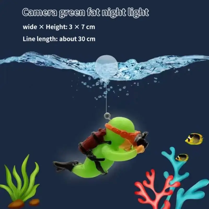 Picture of 1pc Floating Diver Aquarium Decoration Simulated Mini Diver Personality Landscaping Decoration Cute Domestic Aquatic Pet Supplies
