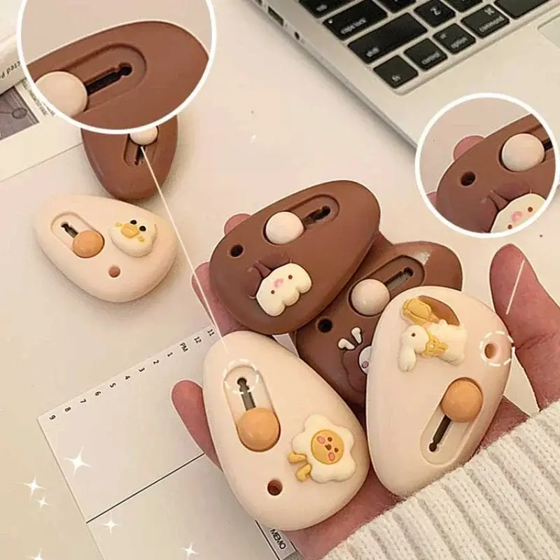 Picture of 1pc Cute Cartoon Pebble Portable Art Knife Unpacking Express Knife Student Mini Paper Knife School Office Cutting Supplies