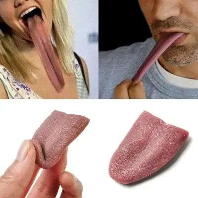 Picture of Funny Magic Realistic Fake Tongue Jokes Prank Magic Tricks Halloween Magician
