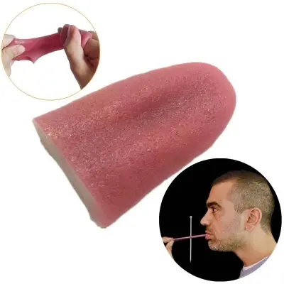 Picture of Funny Magic Realistic Fake Tongue Jokes Prank Magic Tricks Halloween Magician