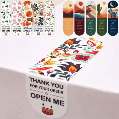 Picture of 20 pcs Thank You for Sealing Label Gift Food Packaging Sticker Holiday Wedding Decoration
