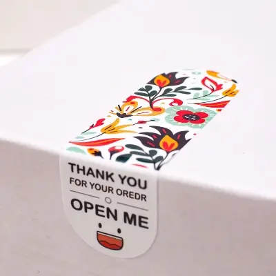 Picture of 20 pcs Thank You for Sealing Label Gift Food Packaging Sticker Holiday Wedding Decoration