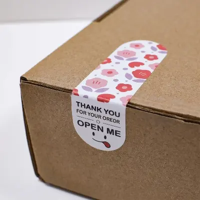 Picture of 20 pcs Thank You for Sealing Label Gift Food Packaging Sticker Holiday Wedding Decoration