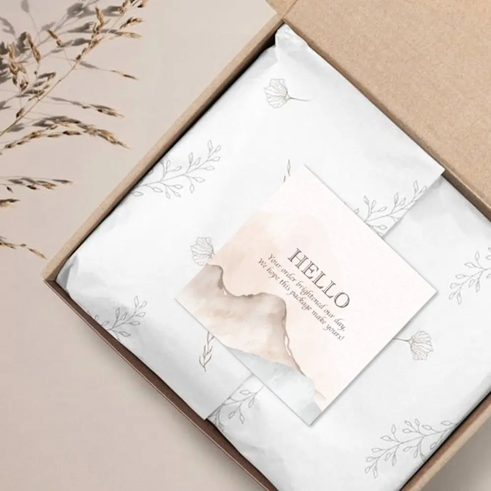Picture of 30 pcs White Thank You Card Thank You For Your Order Card Praise Labels For Small Businesses Decor For Small Shop Gift Packet