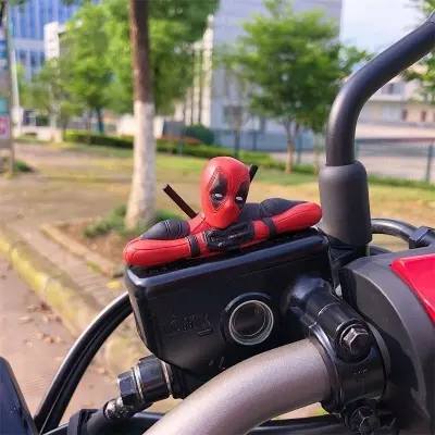 Picture of Desk Decoration Deadpool Car Home Office Marvel 8cm X-MAN Funny Cute Figure Model Toys