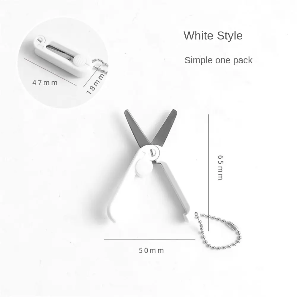 Picture of Scissors Creative Mini Portable Folding Scissors Simple Paper-Cutting Art Tool Stationary Scissors