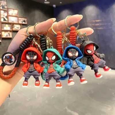 Picture of Marvel Spider Man Keychain Decoration Car Key Bag Keyring