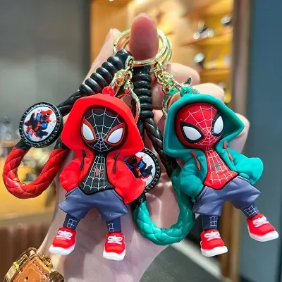 Picture of Marvel Spider Man Keychain Decoration Car Key Bag Keyring