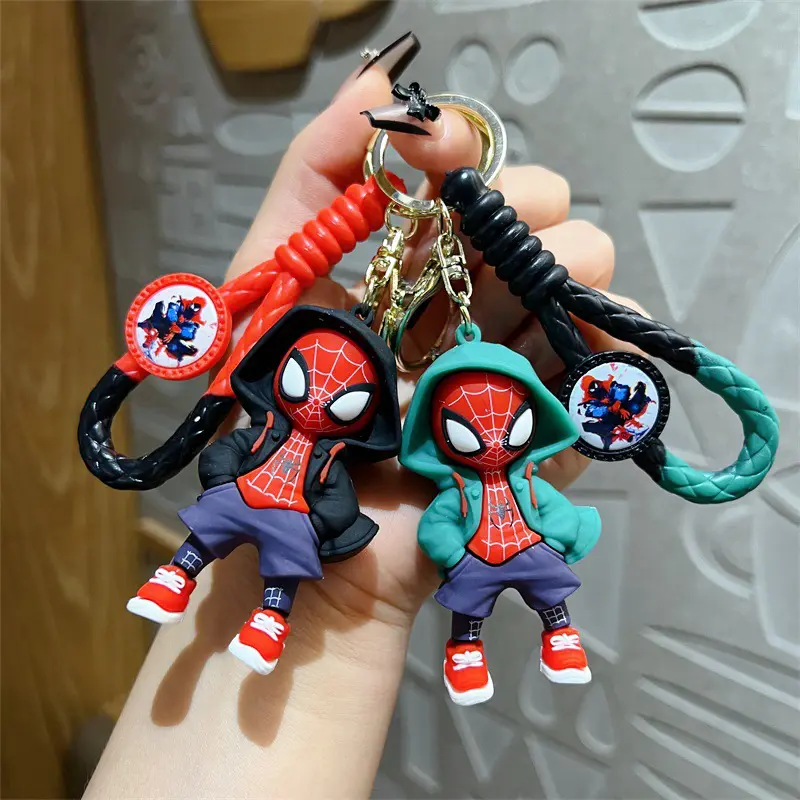 Picture of Marvel Spider Man Keychain Decoration Car Key Bag Keyring