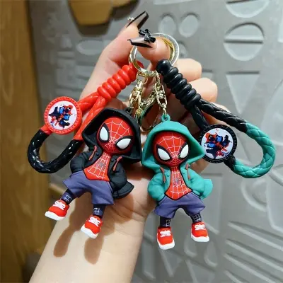 Picture of Marvel Spider Man Keychain Decoration Car Key Bag Keyring