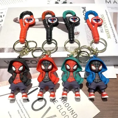 Picture of Marvel Spider Man Keychain Decoration Car Key Bag Keyring