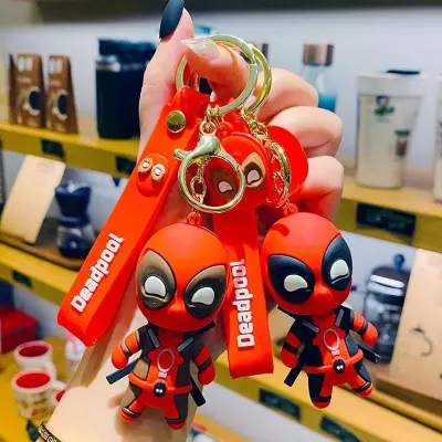 Picture of Deadpool Keyring Fashion Backpack Keychain Marvel Bag Pendant Keyring