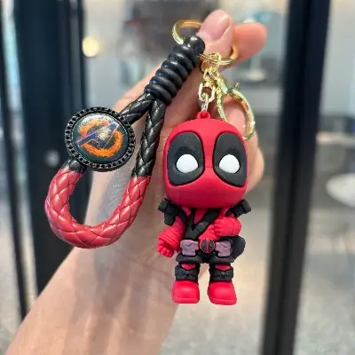 Picture of Deadpool Keyring Fashion Backpack Keychain Marvel Bag Pendant Keyring