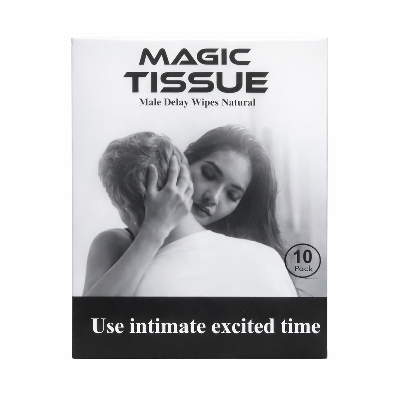 Picture of Magic Tissue Male Delay Wipes Natural 10 Pack(White)
