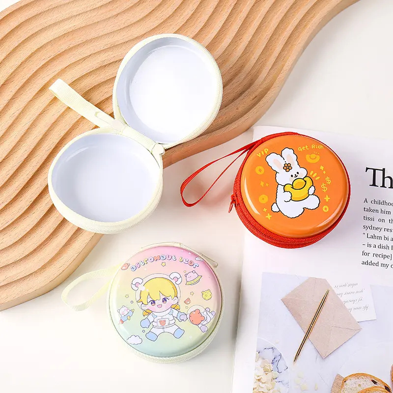 Picture of Coin Pouch Metal Round Cute Coin Accessories Bag Superhero Varient