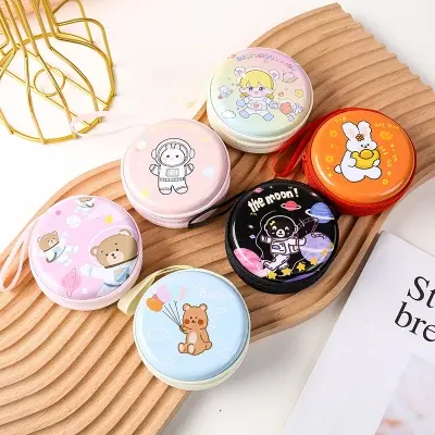 Picture of Coin Pouch Metal Round Cute Coin Accessories Bag Superhero Varient