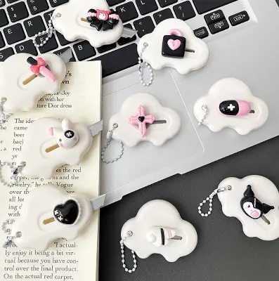 Picture of Cute Retro Black & Pink mini portable cutter