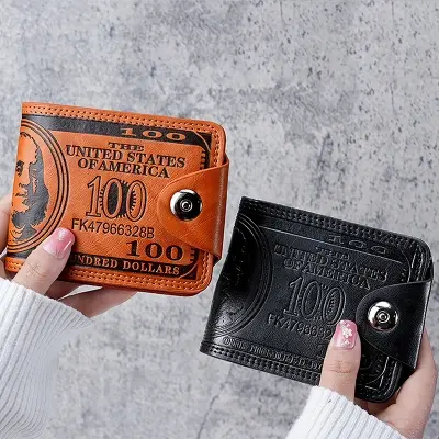 Picture of Mens Wallet Photo Card holder fashion large capacity wallet purse