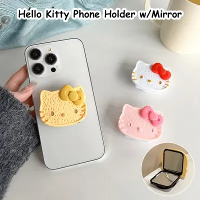 Picture of Kawaii Hello Kitty Mobile Phone Holder with makeup mirror