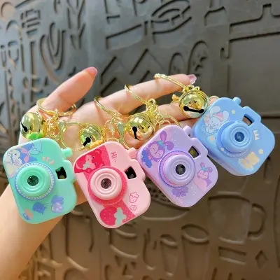 Picture of Creative Projection Camera Cartoon Keychain Backpack Pendent