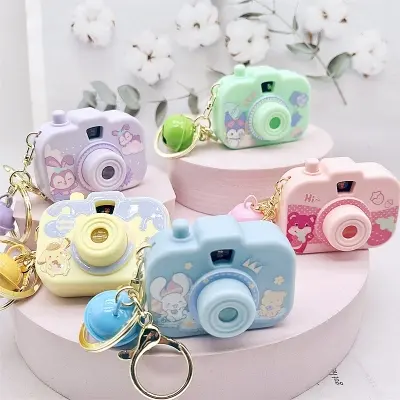 Picture of Creative Projection Camera Cartoon Keychain Backpack Pendent