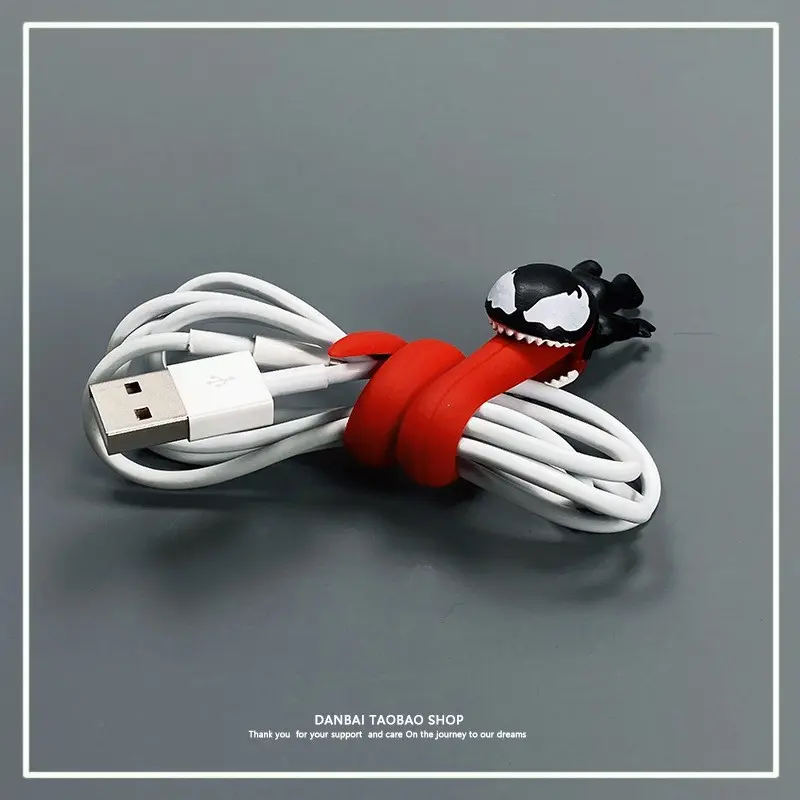 Picture of Marvel Comic Character Venom Mini USB Cable Car Suspension Bracket Car Motorcycle Bicycle Accessories Hanging Decoration Toy VQ