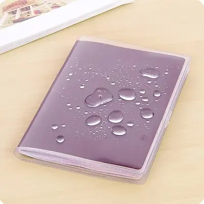 Picture of 1/2PCS PVC Waterproof Travel Passport Cover Credit Card Holder Transparent Protective Case For Certificate Card Documents Pouch