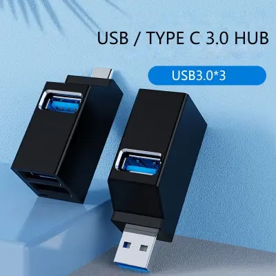 Picture of 1PCS USB 3.0 HUB Adapter Mini Splitter Extender Box 3 Port High Speed for PC Laptop U Disk Card Reader Docking USB Hub Converter