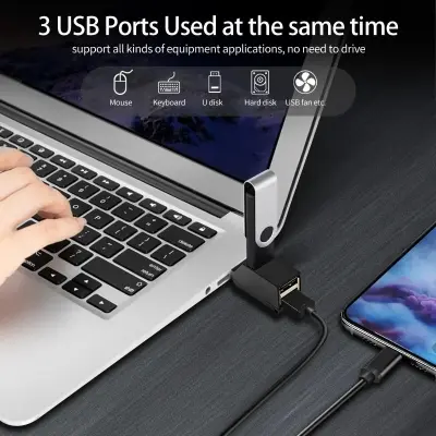Picture of 1PCS USB 3.0 HUB Adapter Mini Splitter Extender Box 3 Port High Speed for PC Laptop U Disk Card Reader Docking USB Hub Converter