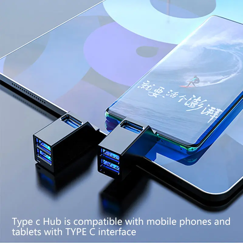 Picture of 1PCS USB 3.0 HUB Adapter Mini Splitter Extender Box 3 Port High Speed for PC Laptop U Disk Card Reader Docking USB Hub Converter