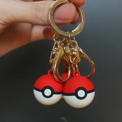 Picture of 1pcs Pokemon Action Figure Pokeball Keychain Pendant Toy For Gifts Pokeball 1